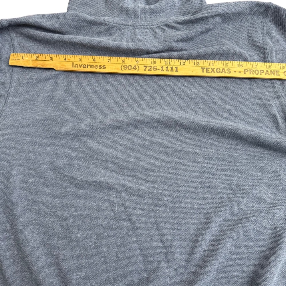Tommy Hilfiger Men Gray‎ Heathered Pullover Hoodie Sweatshirt Size Large - Picture 7 of 11